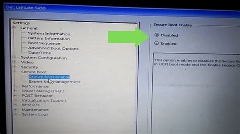 Expand Secure Boot and then select Secure Boot Enable. . How to disable secured with dell safebios